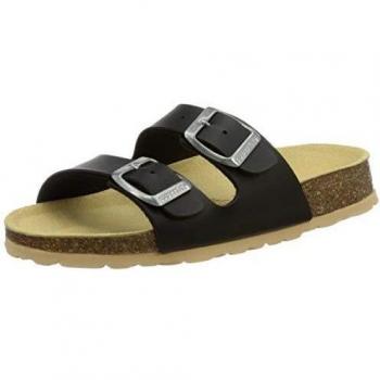 Superfit Boy's Cozy Footbed Slippers (1 UK, Black)