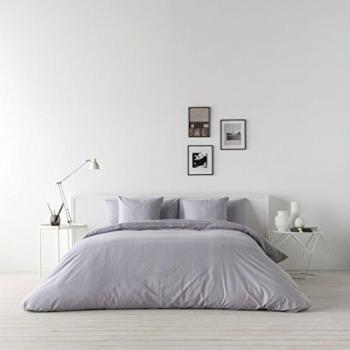 Naturals Lino Grau Bettbezug