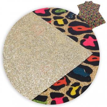 Cuir Factice Lueur Léopard – Kit Artisanat Bijoux