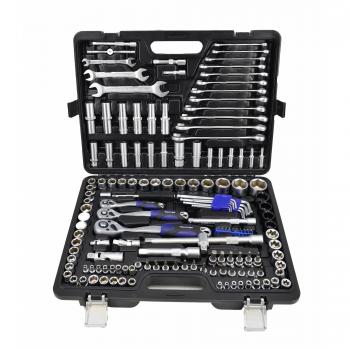 Adler Multiplattform-Steckschlüssel-Set 150 El. – ½, ⅜, ¼