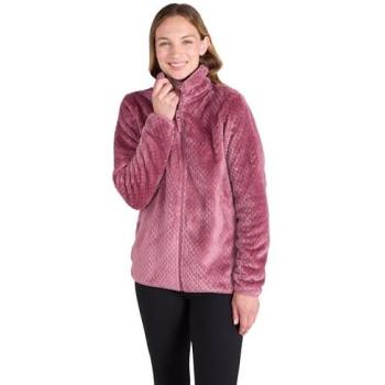 Wabenmuster Fleecejacke für Frauen