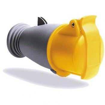 MK Electric Yellow Industrial Connector, 130V, 2P+E