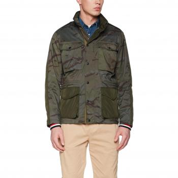 Tommy Hilfiger Chaquetas de Hombre con Cierre de Botones Automáticos y Cremallera