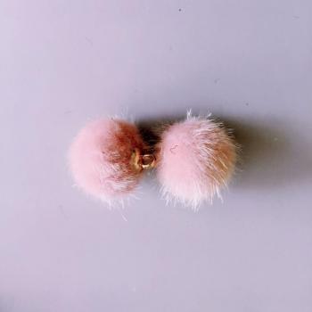 24pcs 1.6cm Fabric Balls for Headdresses and Jewelry