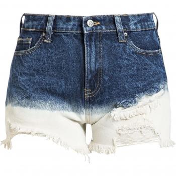 Shorts Hot Pants Distressed Blu RED by EMP Donna 26-30