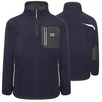 JCB Trade Navy 1/4 Zip Heavyweight 2XL DK9T-XXL