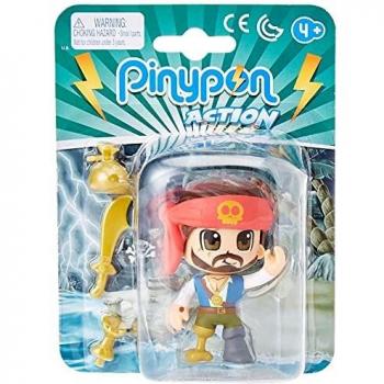 Pinypon Action Famosa 44715581 – Piratenfigur (1 Stück), farblich eindeutig