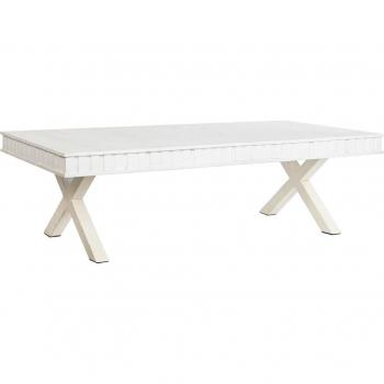 Masuta de cafea DKD Home Decor 140 x 70 x 42 cm in Metal si Lemn de Mango