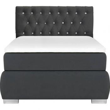 Rumba Boxspringbett von Leonique, Samtoptik, inkl. Topper