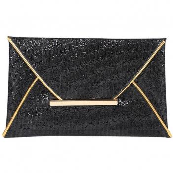 Women’s Black Sequin Handbag
