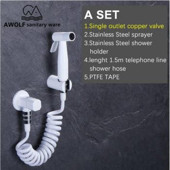 Solid Brass Valve Bidet Sprayer AP2217