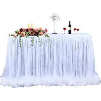 Goo Romantic Tulle Table Skirt