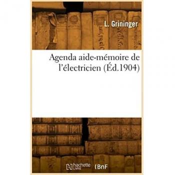 Agenda aide-mémoire de l'électricien (Éd.1904