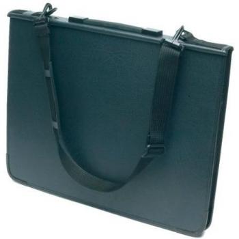 Synthetic A2 Portfolio, Black, 64×5×49 cm, Ring Mechanism