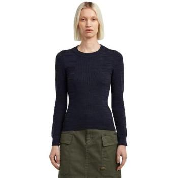 Dark Black G‑Star 3D Biker Pullover – Osaka Blue (Women's Large)