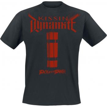 T‑Shirt « Back With A Bang » de Kissin' Dynamite (S-3XL) – Homme – Noir