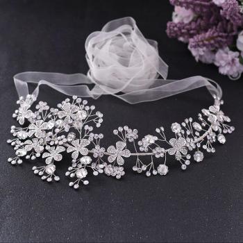 Vintage Glitz Flower Belt – TriXY SH273