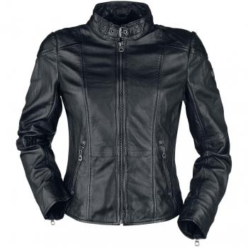 Gipsy Kina S18 LEGV Lederjacke Schwarz für Damen L
