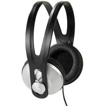 Vivanco SR 97 On-Ear Kopfhörer kabelgebunden Schwarz, Silber