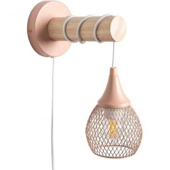 Faro Rosa Pastello in Legno