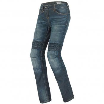 J&Racing Spidi Damen Jeans Hose 33 – Blue Stone Finish