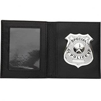 Schwarzes Polizeimarke Accessoire – 10×9 cm