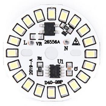Lampadaire avec éclairage SMD patch, module circulaire