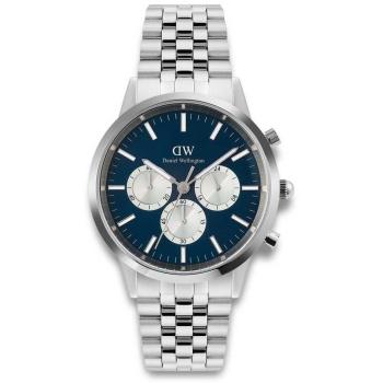 Silberfarbenes Daniel Wellington Iconic Chronograph 42 mm (DW00100874)