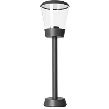 Faro da esterno Elaine 1 m E27 IP54 grigio