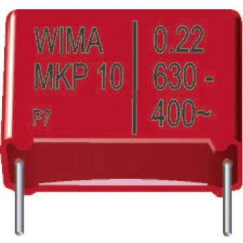 Film capacitor MKP 1 µF, 400 V DC, format radial, dimensions 27,5 mm