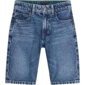 Bermuda Blu per Bambino in Denim Tommy Hilfiger