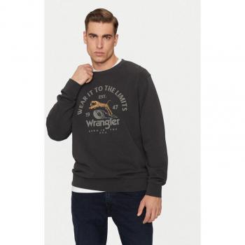 Felpa Wrangler Faded Black Regular Fit S