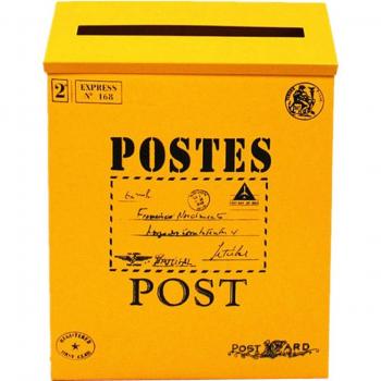 Wall-Mounted Vintage Mail Storage