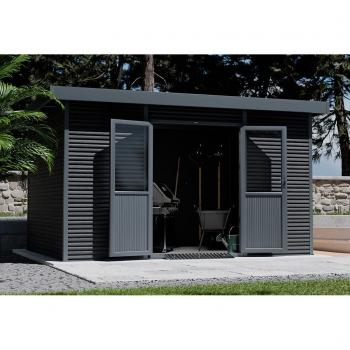 Cobertizo Onyx Barac 12 m² en Madera Compuesta