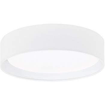 EGLO LED flush ceiling light Pasteri, 32 cm made of fabric White