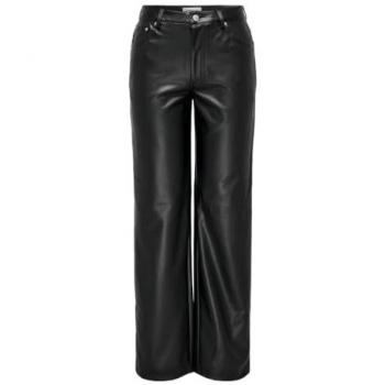 Nero Straight Fit Kiri 15324777 – Pantaloni in Similpelle