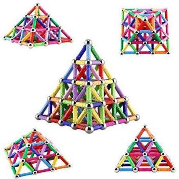 Magnetische Bausätze – Veatree 206‑Stückes Bausteine