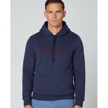 Felpa Hackett con Cappuccio Blu Navy L