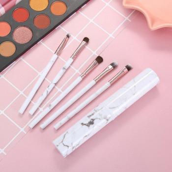 Mini pinceaux de maquillage marbrés