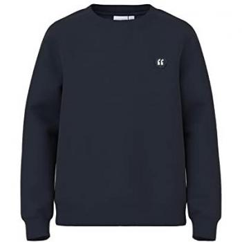 NMMVIMO LS SWEAT BRU – Langarm, Hüftlang, Regular Fit, unifarbenes Obermaterial