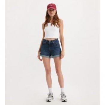Levi's 80's Mom Short Azul Casual para Mujer