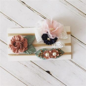 BalleenShiny Kids Flower Hair Band Set