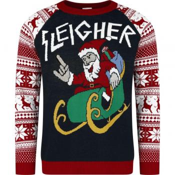 Pull de Noël homme multicolore Sleigher Santa