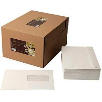 Enveloppes auto-adhésives blanches Forever 100% recyclé 16,2x22,9 cm