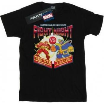 Marvel Jongens Gevechtsnacht Iron Man Vs Thanos T-Shirt 5-6 Jaar