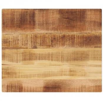 Haut de table en bois massif de manguier, finition brute