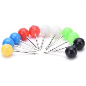 100Pcs Assorted Color Pearl Pins for Sewing