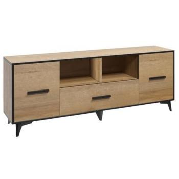 Mueble tv avimora 110, riviera roble, número de puertas: 2.00, número de cajones: 1.00, 179x68x40cm