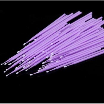 100pcs Micro Brush Eyebrow Swabs
