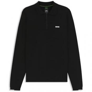 Herren-Strickpullover KN Ever‑X PL von BOSS Green – XXL, tonisches Logo, Rundhalsausschnitt